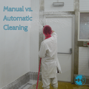 manual vs. automatic cleaning LinkedIn Post